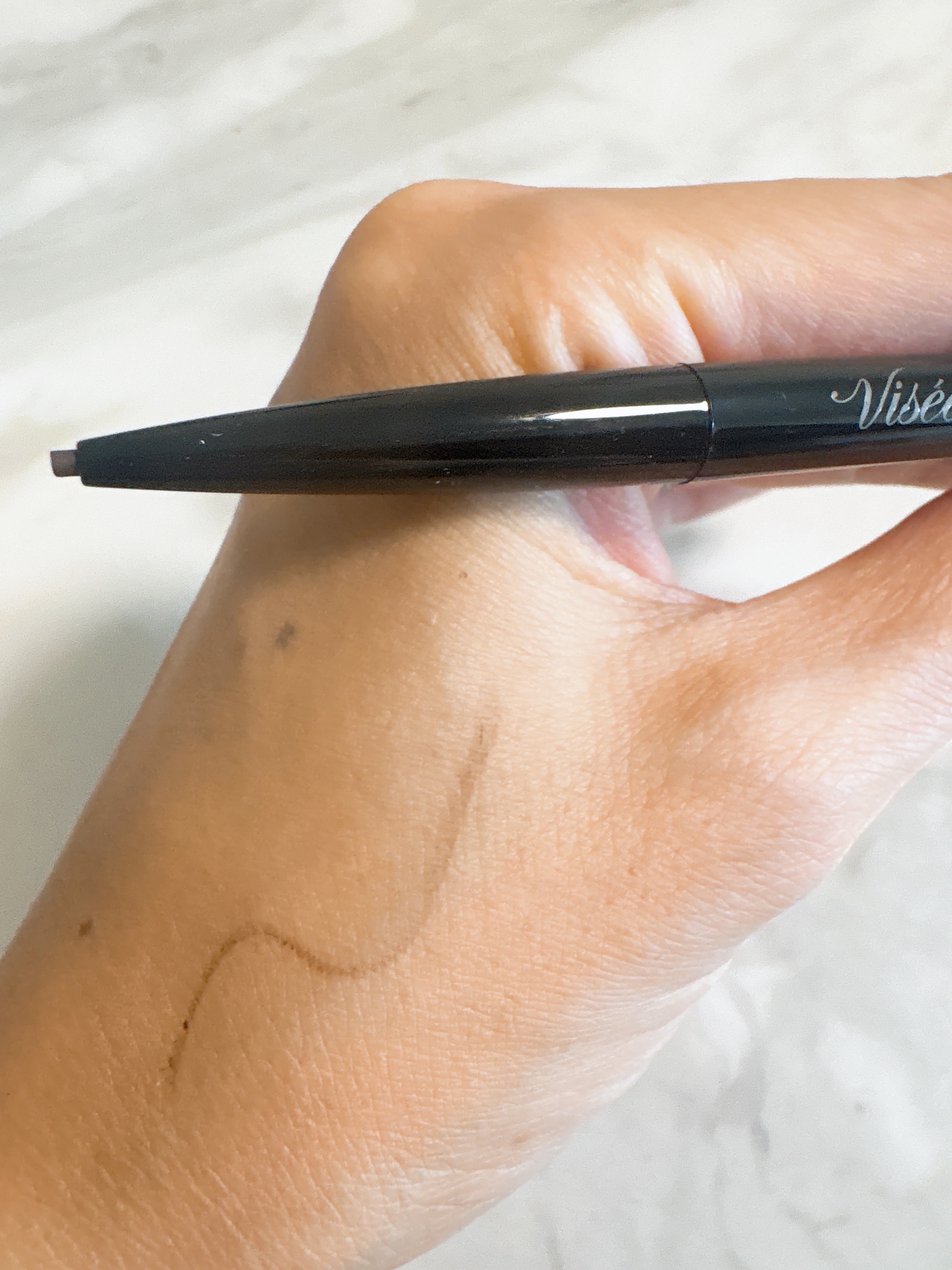 リシェ アイブロウペンシルS BR305 ダークブラウン/Visée/アイブロウペンシルを使ったクチコミ（2枚目）