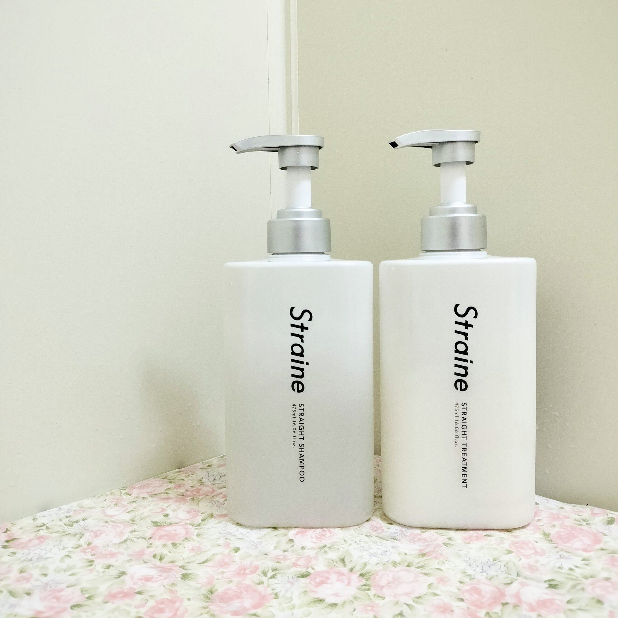 ストレートシャンプー/ストレートトリートメント ホワイトブロッサムの香り/Straine/市販シャンプーを使ったクチコミ（1枚目）