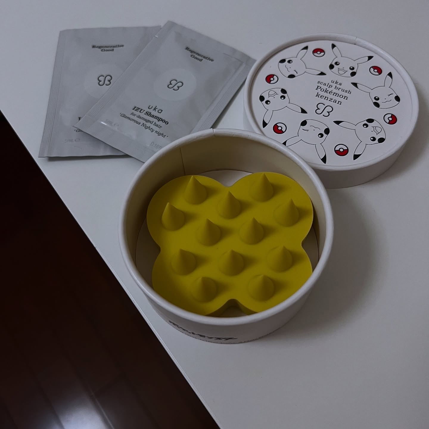 uka scalp brush kenzan/uka/スカルプブラシを使ったクチコミ（3枚目）