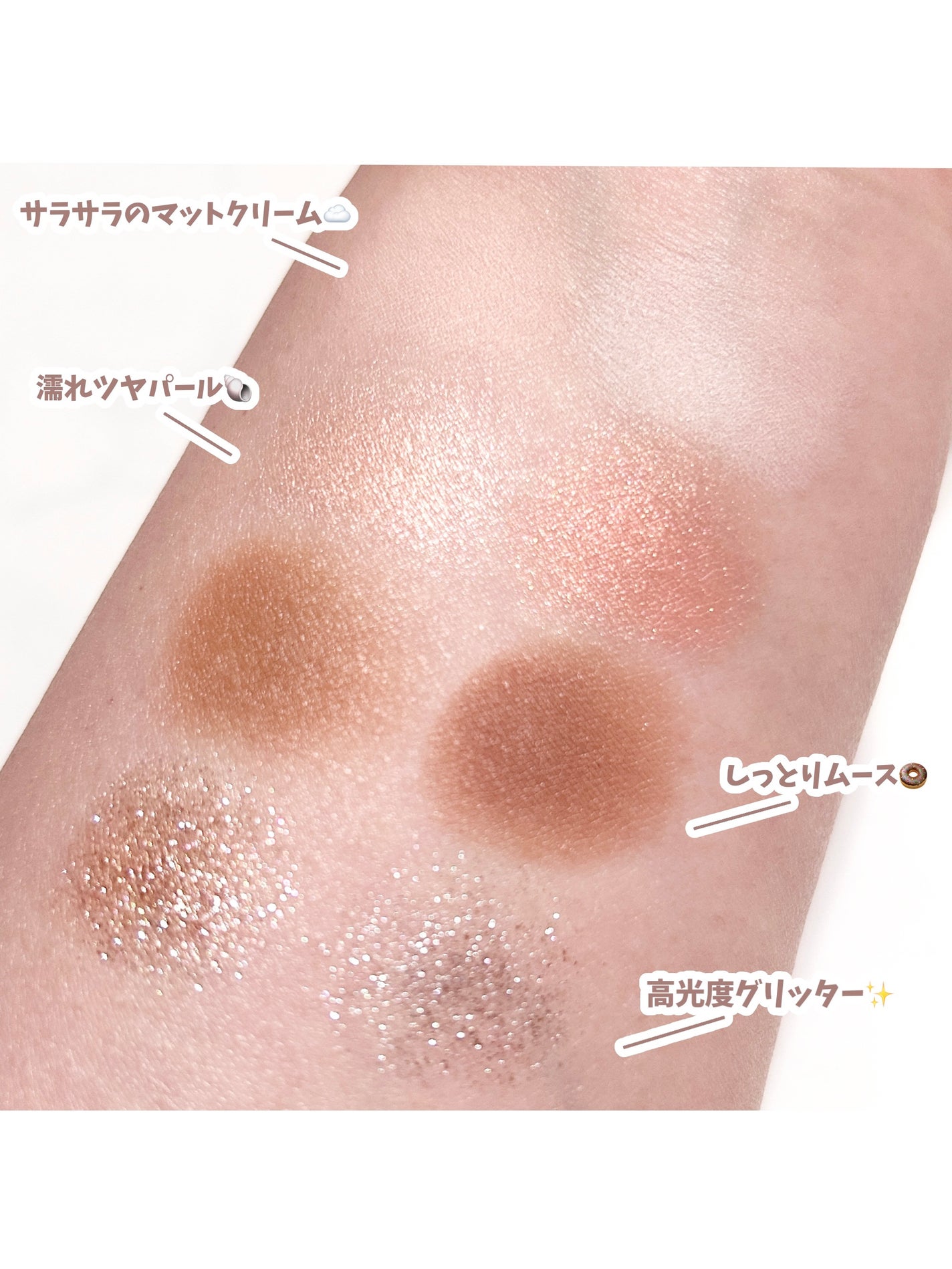 ぷくぷく涙袋パレット/MilleFée/アイシャドウパレットを使ったクチコミ(4枚目)