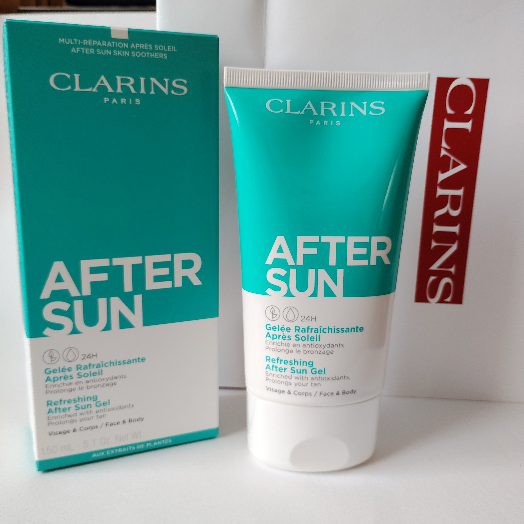 リフレッシング アフターサン ジェル/CLARINS/フェイスクリームを使ったクチコミ（1枚目）