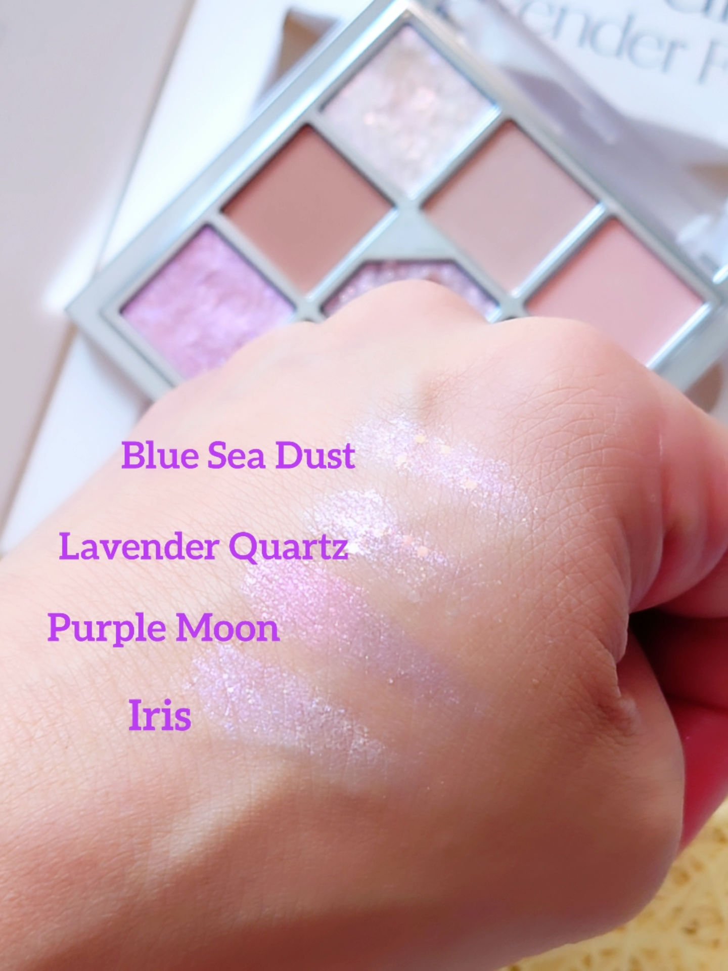 グリッターペディアアイパレット/unleashia/アイシャドウパレットを使ったクチコミ（3枚目）