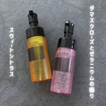 イロハ インティメートウォッシュ フォームタイプ ダマスクローズとゼラニウムの香り 150ml/iroha INTIMATE CARE/デリケートゾーンケアの画像
