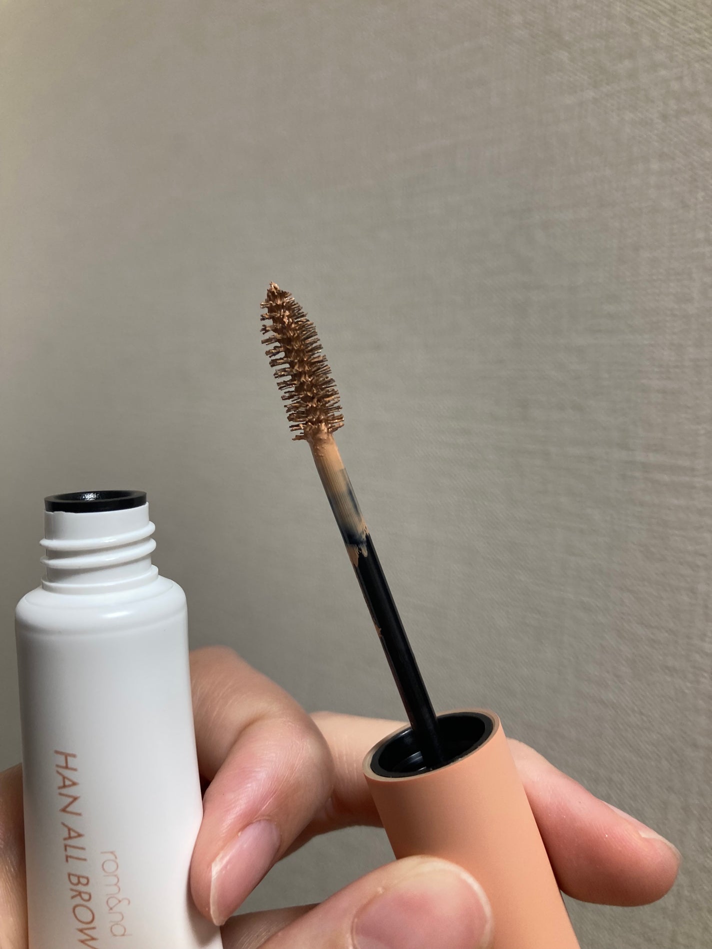 ハンオールブロウカラ/rom&nd/眉マスカラを使ったクチコミ(4枚目)