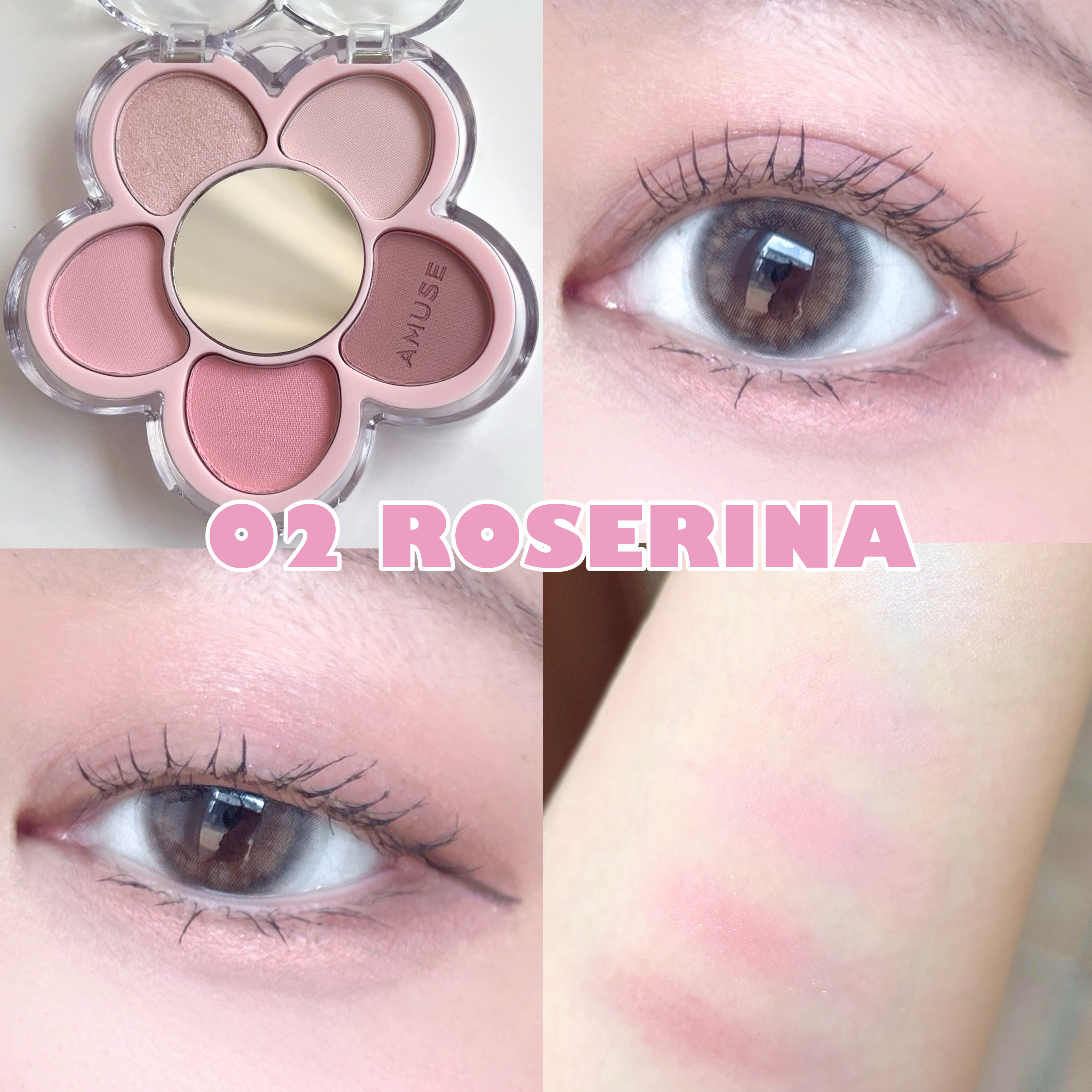 フローラアイパレット/AMUSE/アイシャドウを使ったクチコミ（3枚目）