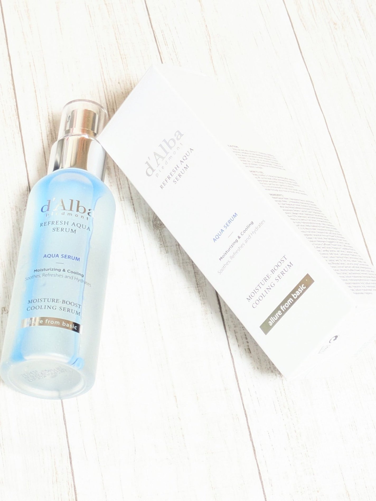 ホワイトトリュフリフレッシュアクアセラム/ダルバ/ミスト状化粧水を使ったクチコミ(5枚目)