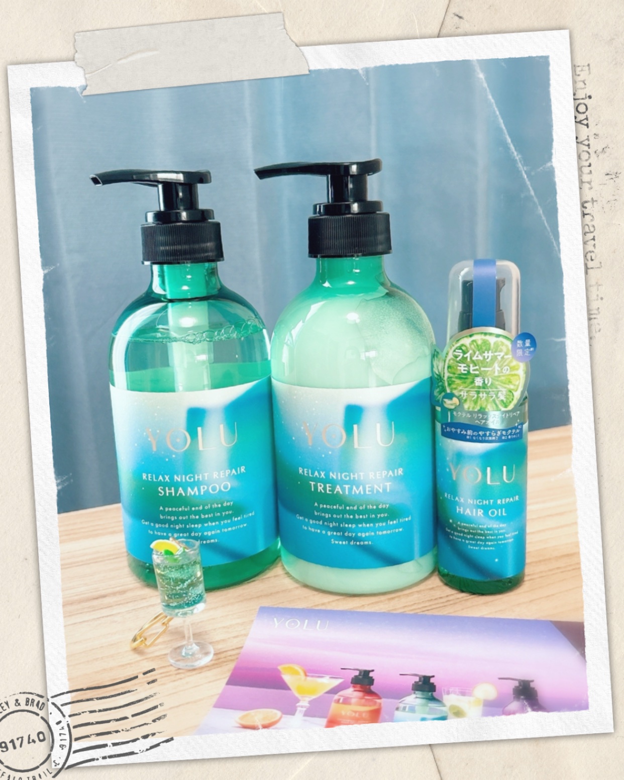 ヨル　モクテル　リラックスナイトリペアシャンプー/トリートメント/YOLU/市販シャンプーを使ったクチコミ（1枚目）