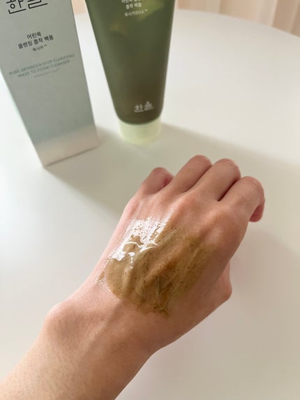 ピュアアルテミシア カーミングウォータークリーム/HANYUL(ハンユル)/フェイスクリームを使ったクチコミ(4枚目)