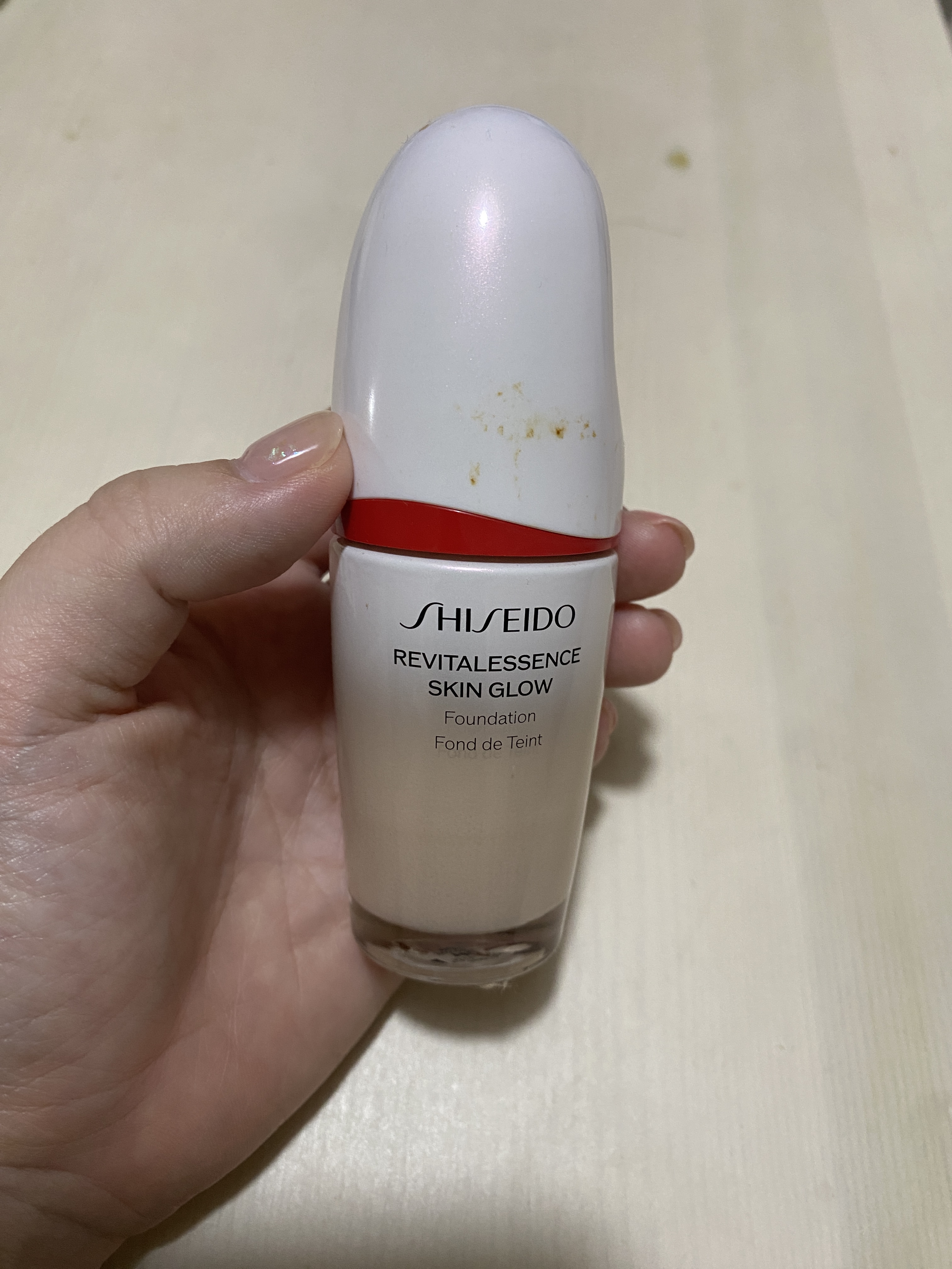 エッセンス スキングロウ ファンデーション 130 Opal/SHISEIDO/リキッドファンデーションを使ったクチコミ（3枚目）
