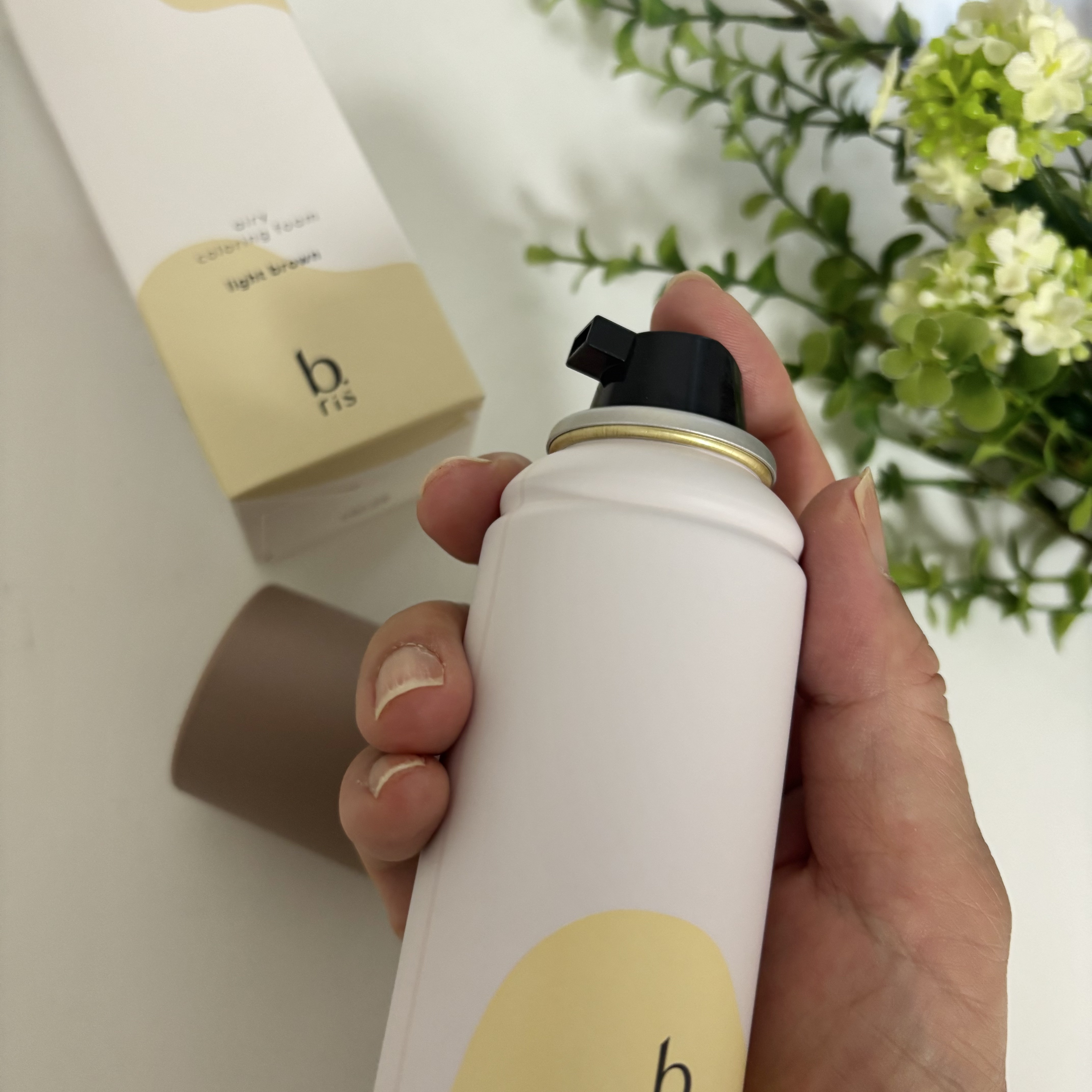 エアリー カラーリング フォーム/b.ris/ヘアカラーを使ったクチコミ（2枚目）