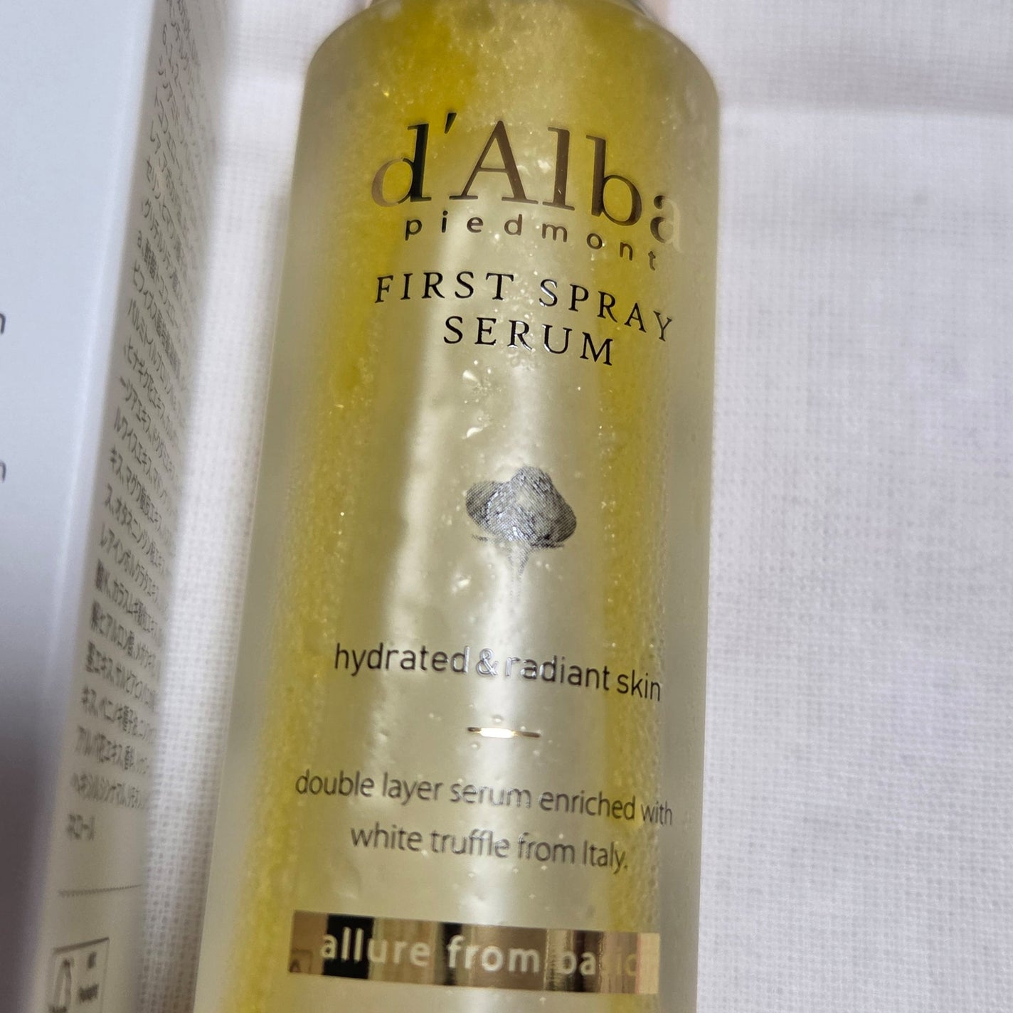 ダルバ ホワイトトリュフファーストスプレーセラム/ダルバ/ミスト状化粧水を使ったクチコミ(2枚目)