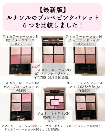 スリーディメンショナルアイズ/LUNASOL/アイシャドウパレットを使ったクチコミ(2枚目)