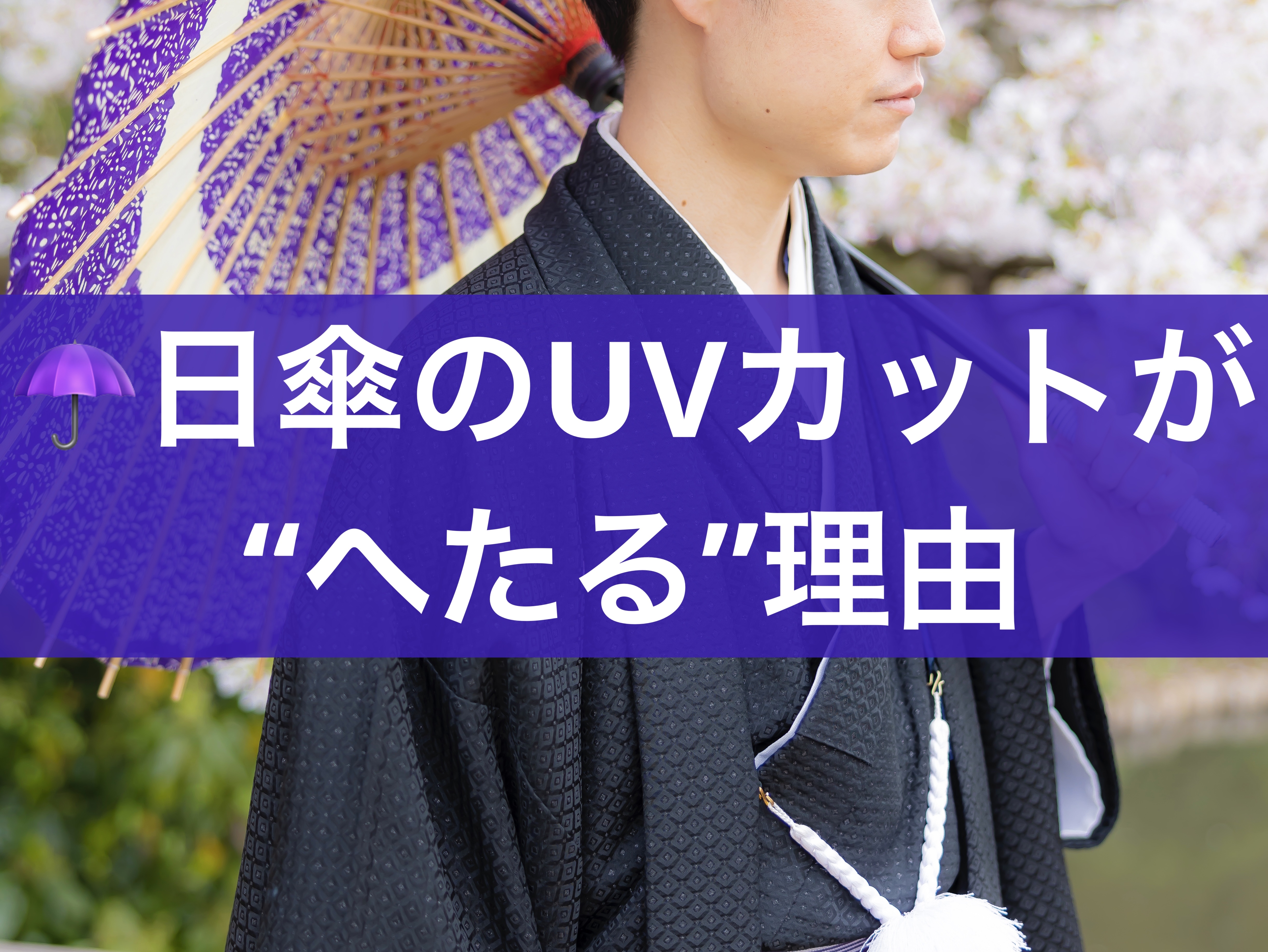 100%完全遮光 日傘/Rose Blanc/日傘を使ったクチコミ（1枚目）