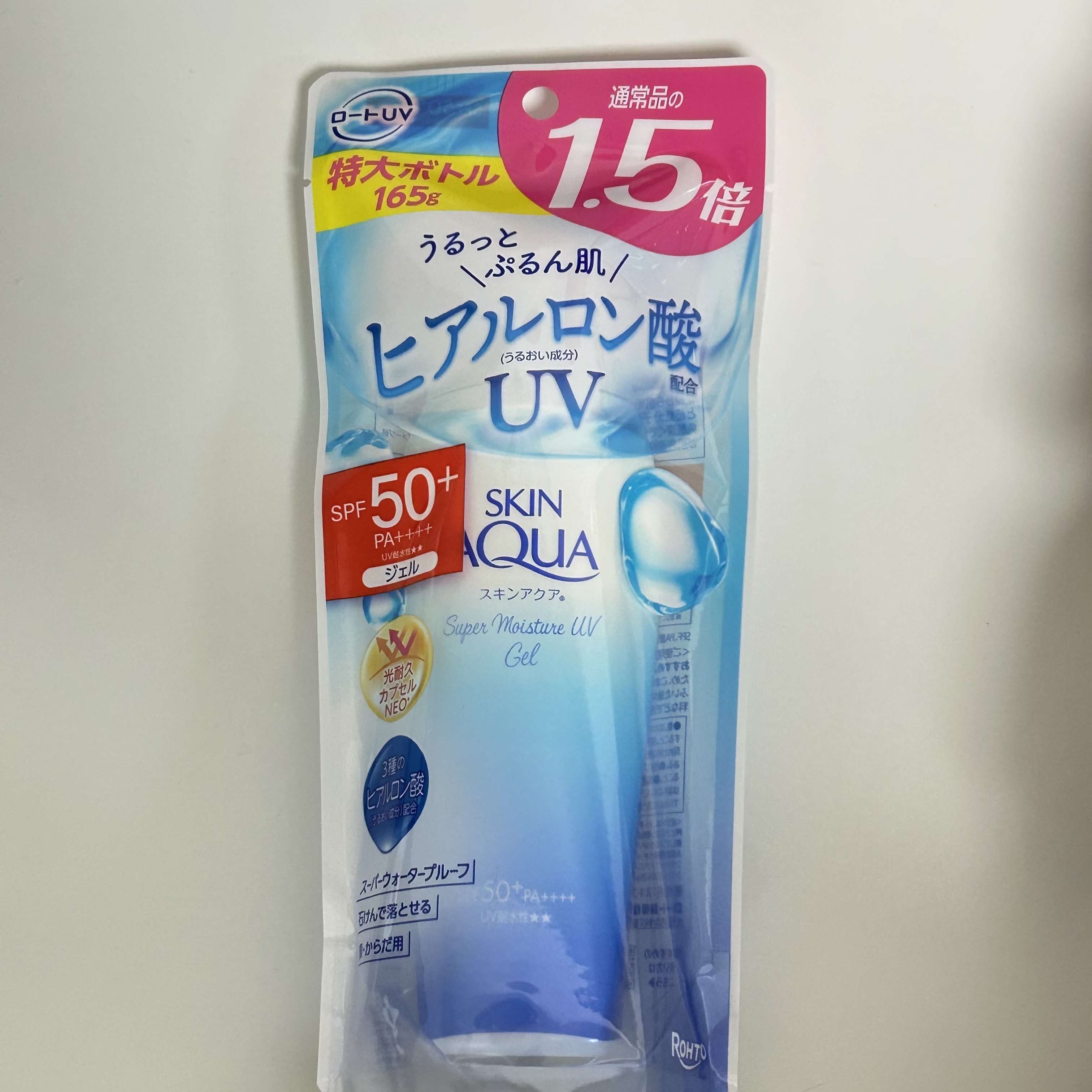 モイスチャージェル/スキンアクア/日焼け止めジェルを使ったクチコミ（1枚目）