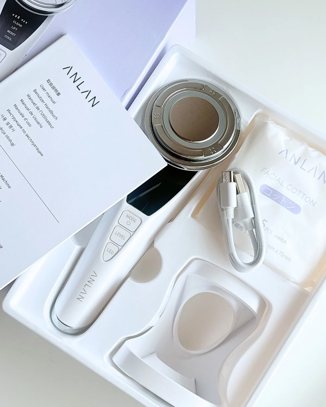 温冷美顔器PRO/ANLAN/美顔器・マッサージを使ったクチコミ（2枚目）