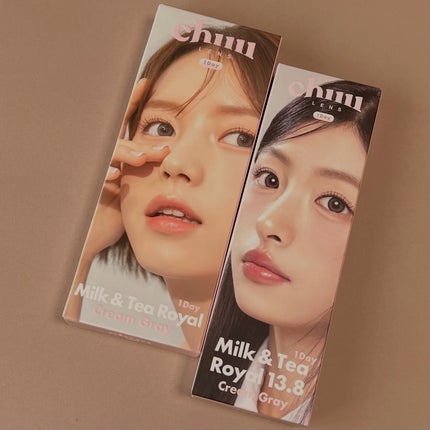 chuuLENS Milk&Tea Royal 1day/chuu LENS/ワンデー(1DAY)カラコンを使ったクチコミ(2枚目)