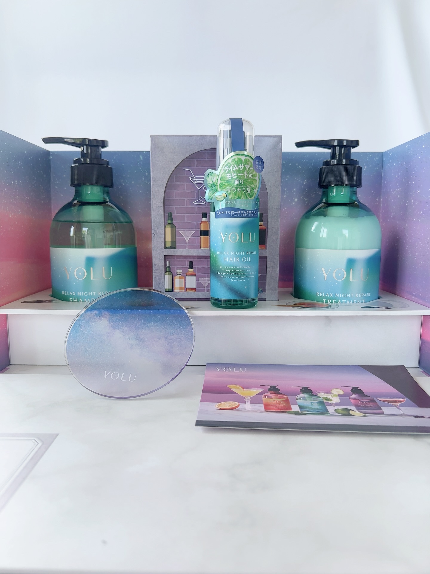 ヨル　モクテル　リラックスナイトリペアシャンプー/トリートメント/YOLU/市販シャンプーを使ったクチコミ（1枚目）