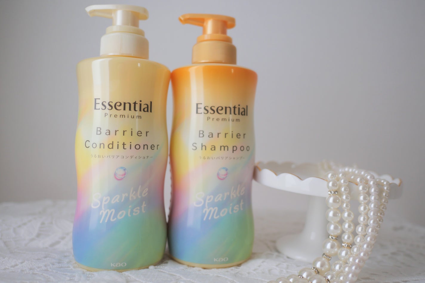 エッセンシャルプレミアム バリアシャンプー・コンディショナー スパークルモイスト/エッセンシャル/市販シャンプーを使ったクチコミ(4枚目)