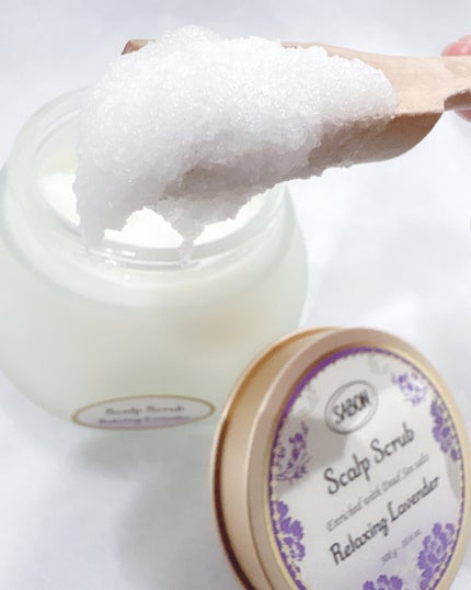 ヘッドスクラブ リラクシング(ラベンダー)/SABON/ヘッドスクラブを使ったクチコミ(4枚目)