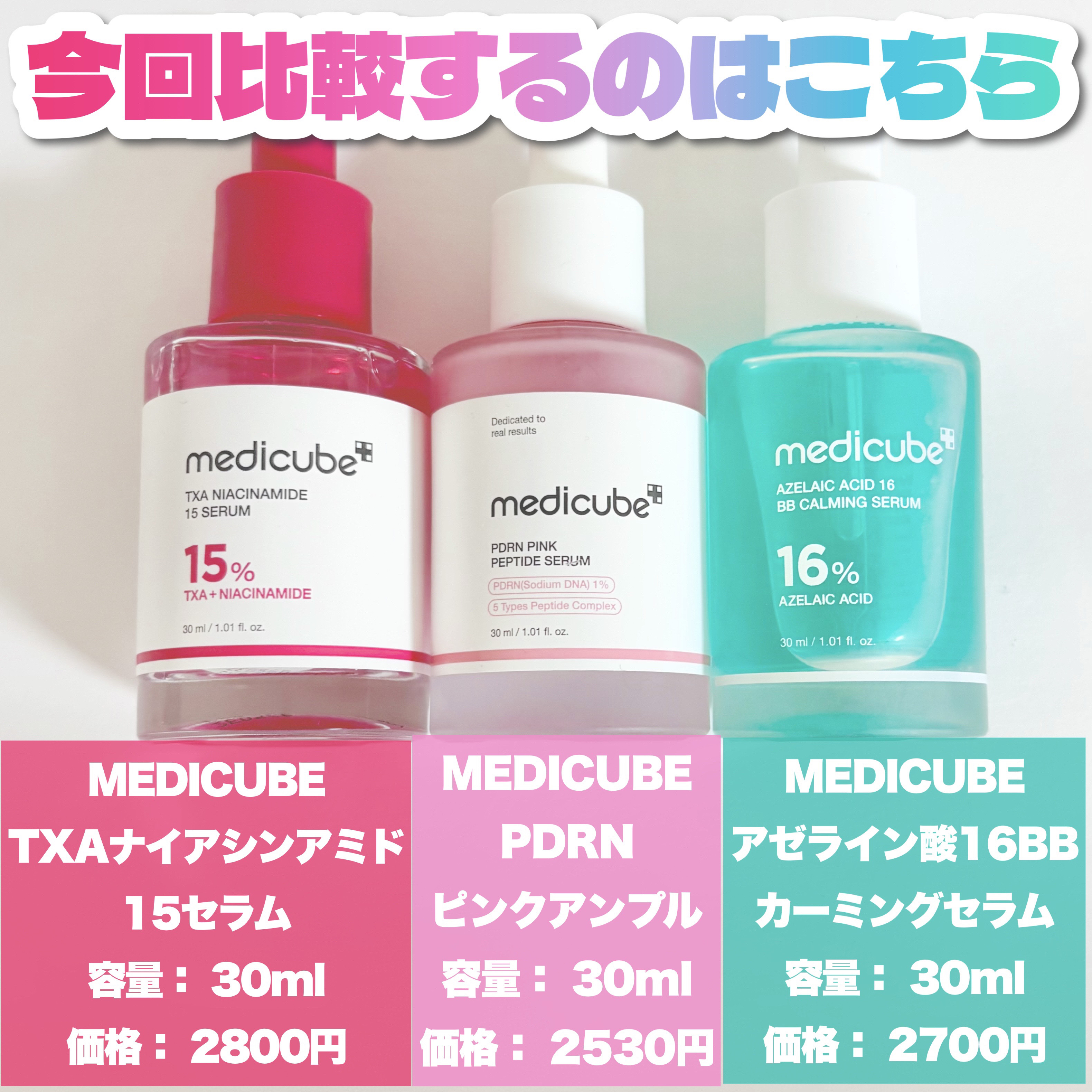 TXAナイアシンアミド15セラム/MEDICUBE/美容液を使ったクチコミ（2枚目）