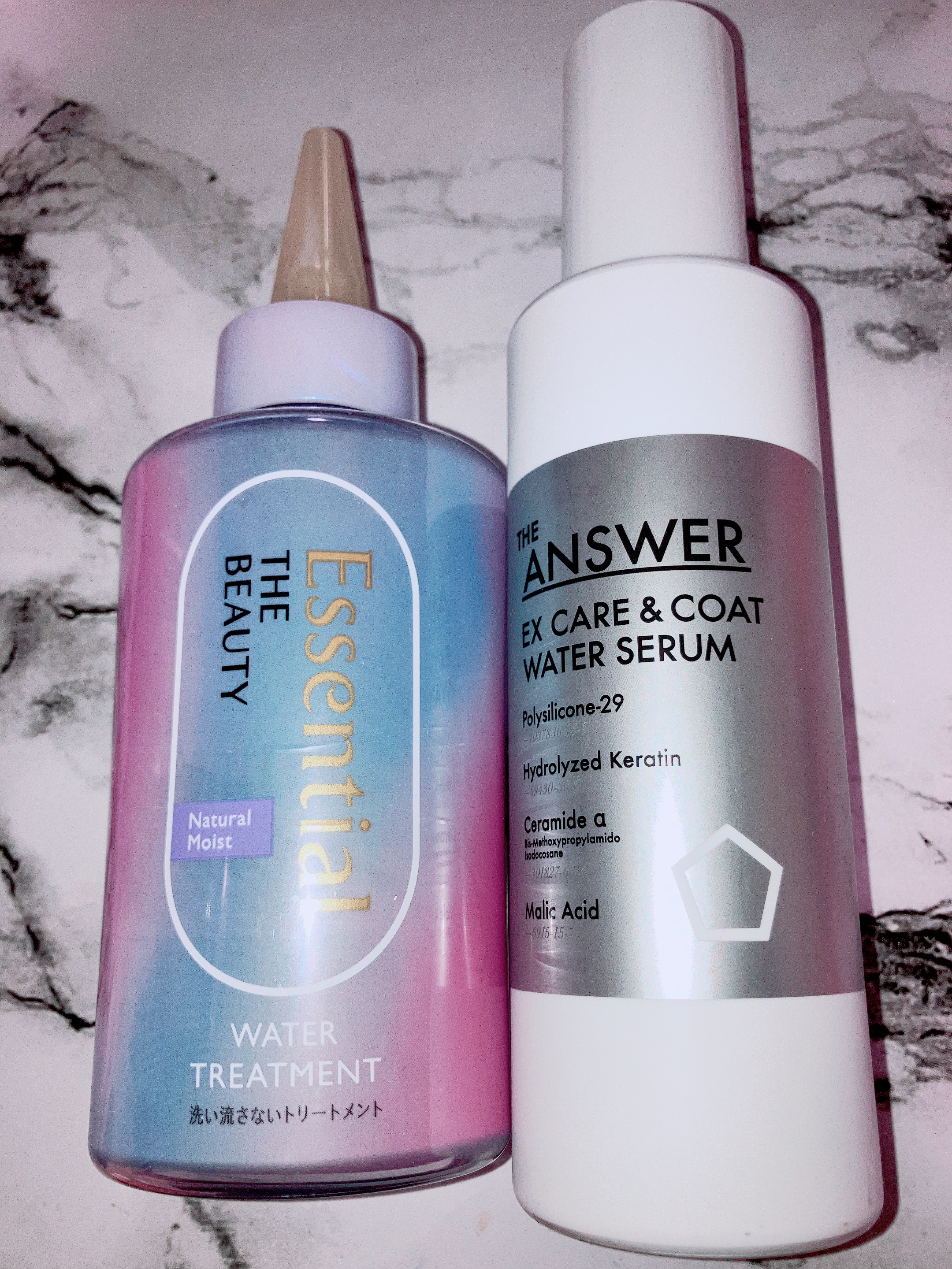 THE ANSWER EXケア&コート ウォーターセラム/THE ANSWER/アウトバストリートメントを使ったクチコミ（1枚目）