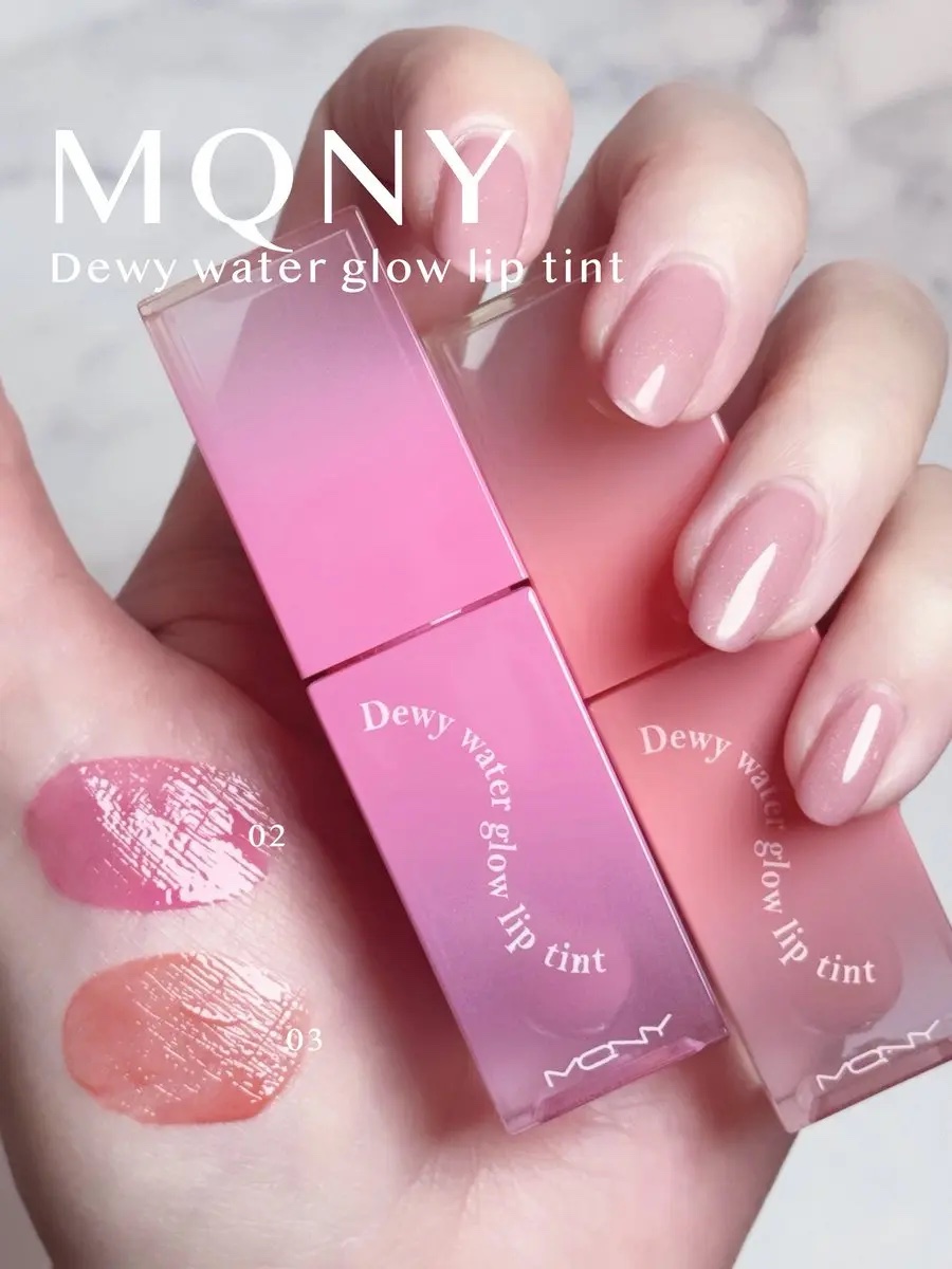 デューイウォーターグロウリプティント/MACQUEEN NEWYORK/リップティントを使ったクチコミ（1枚目）