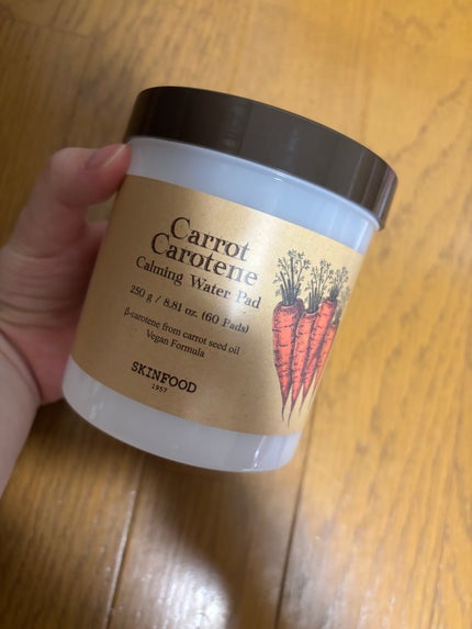 キャロットカロテン カーミングウォーターパッド/SKINFOOD/トナーパッドを使ったクチコミ(1枚目)