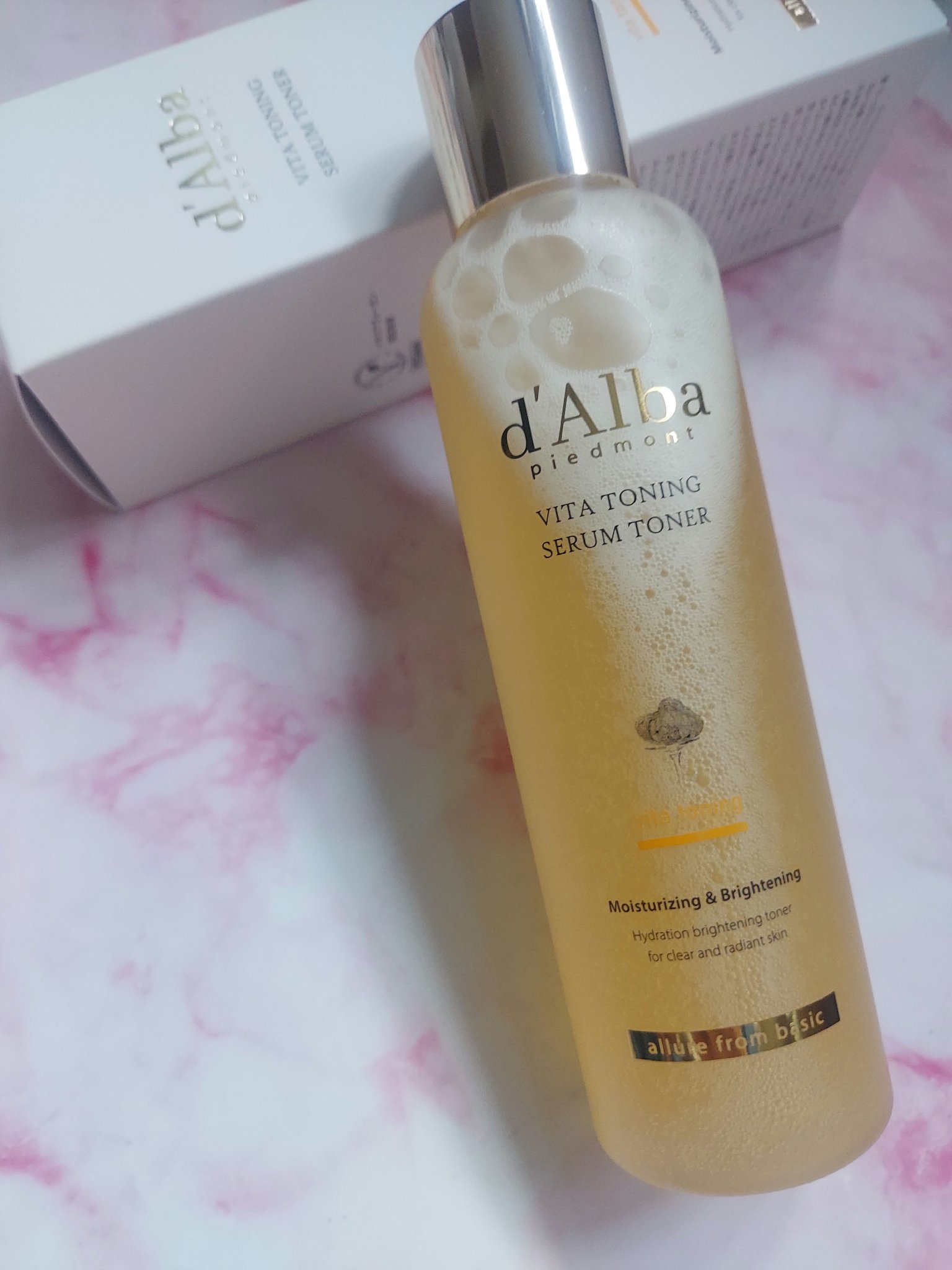 ビタトーニングセラムトナー/ダルバ/化粧水を使ったクチコミ（2枚目）