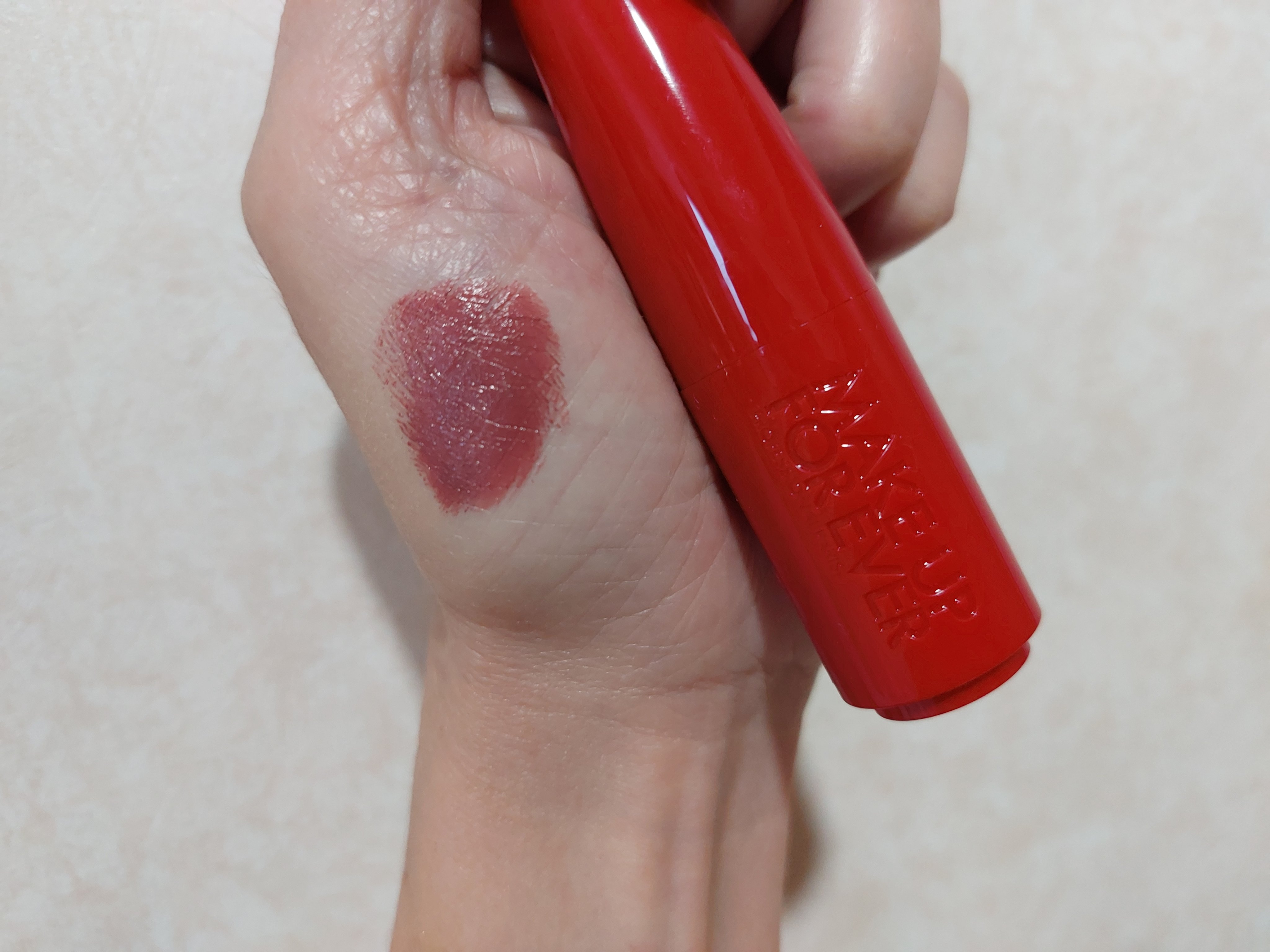 ルージュアーティスト フォーエバー リップスティック サテン/MAKE UP FOR EVER/口紅を使ったクチコミ（1枚目）