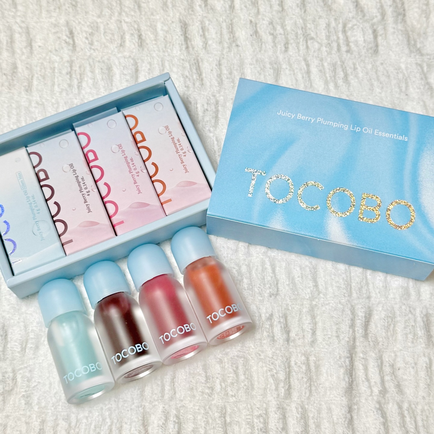 ジューシーベリープランピングリップオイル 06 ベリーキャンディ/TOCOBO/リップグロスを使ったクチコミ（1枚目）
