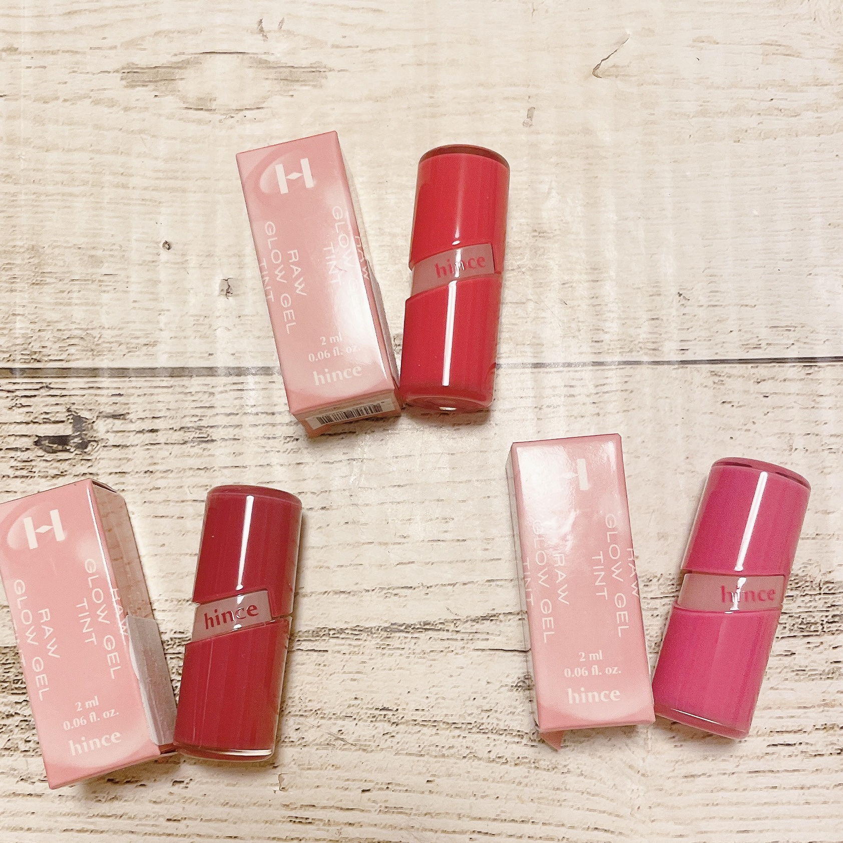 ロウグロウジェルティント R004 フィーバー（ミニ）/hince/リップティントを使ったクチコミ（1枚目）