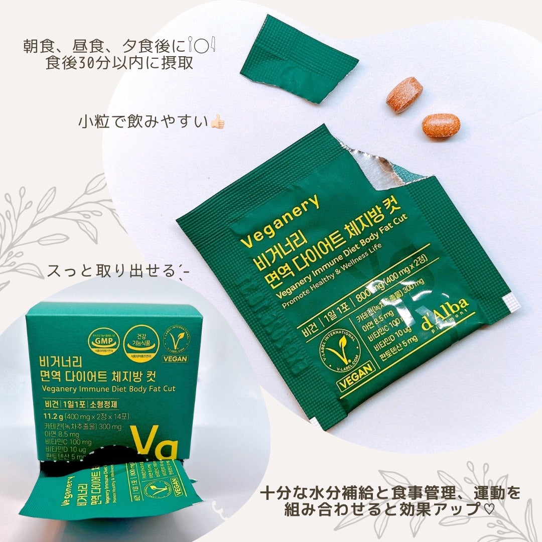 ヴィーガナリー免疫ダイエット 体脂肪カット (シャインマスカット味)/ダルバ/美容サプリメントを使ったクチコミ(3枚目)