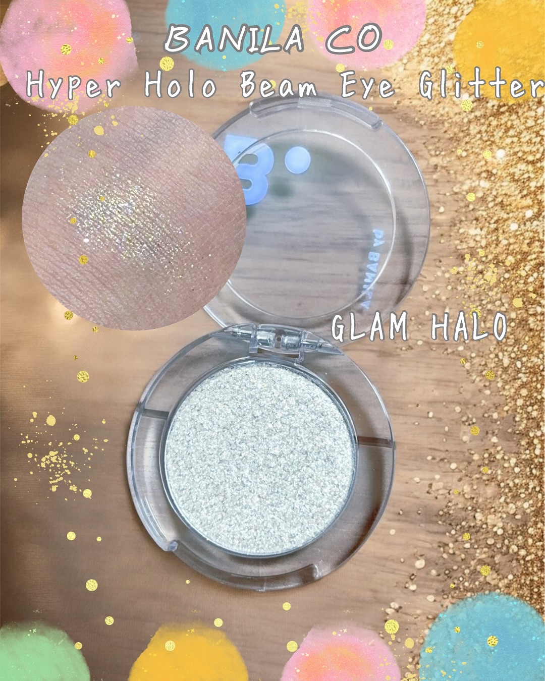 ハイパーホロビーム アイグリッター/BANILA CO/グリッターを使ったクチコミ（2枚目）