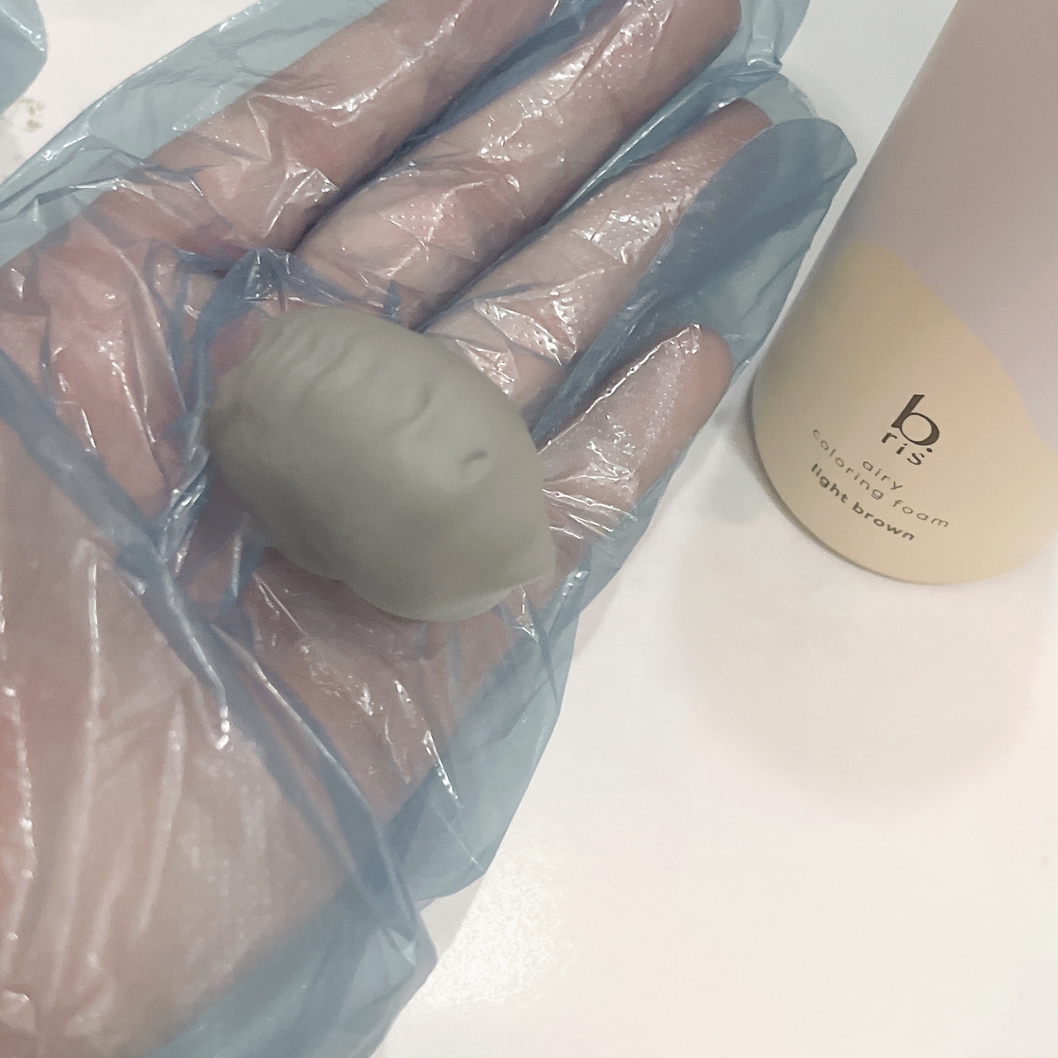 エアリー カラーリング フォーム/b.ris/ヘアカラーを使ったクチコミ（3枚目）