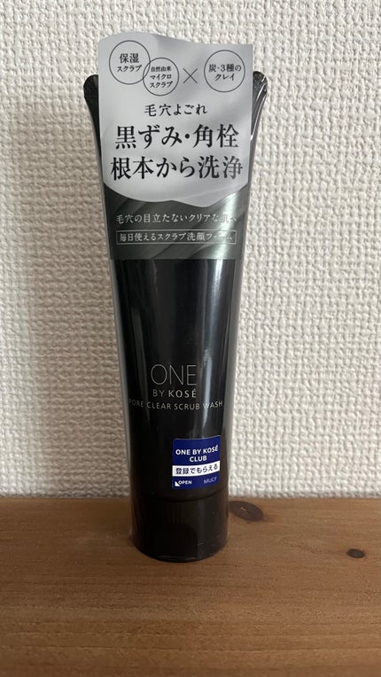 ポアクリア スクラブ ウォッシュ/ONE BY KOSE/洗顔フォームを使ったクチコミ(1枚目)