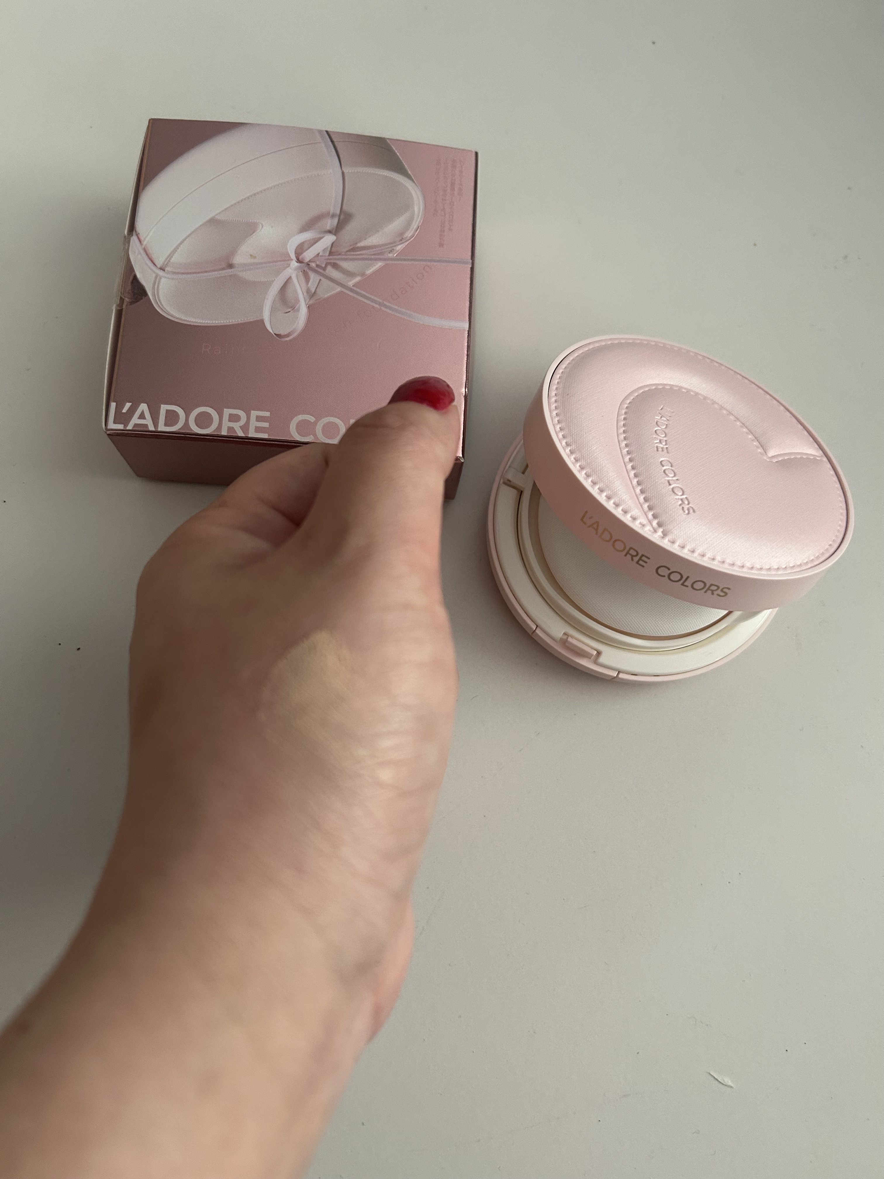 L'ADORE COLORS レインコート クッション ファンデーション/L'adore Colors/クッションファンデーションを使ったクチコミ（3枚目）