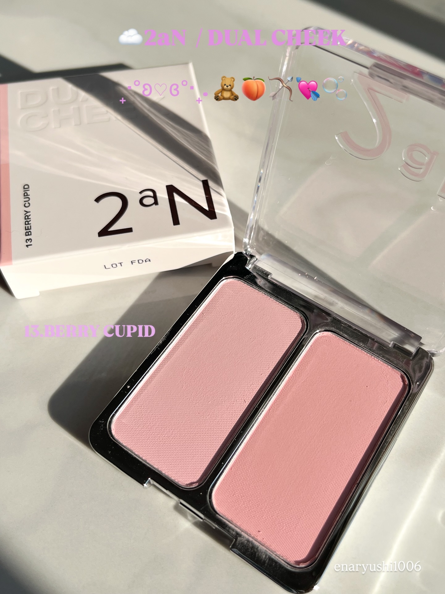 デュアルチーク/2aN/パウダーチークを使ったクチコミ（1枚目）