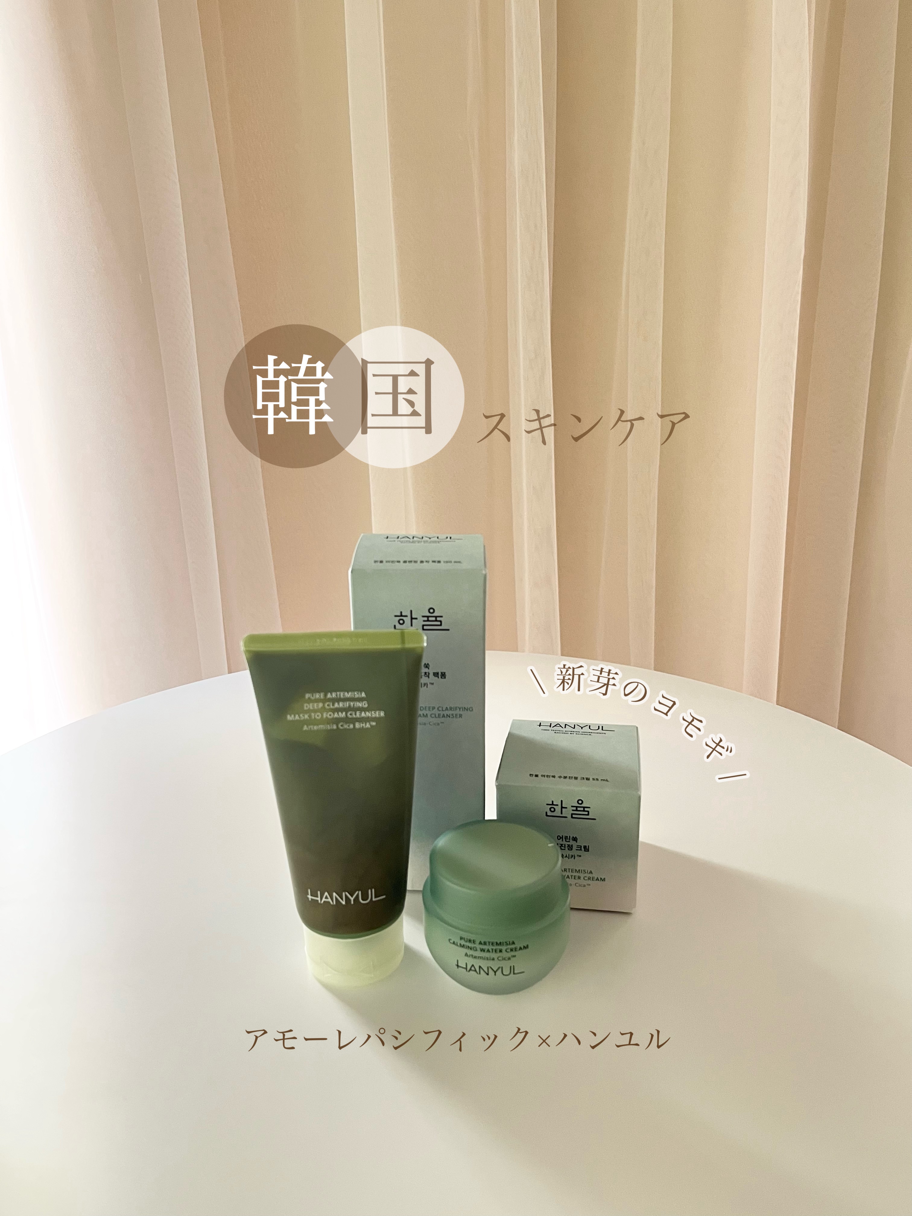 ピュア アルテミシア ディープ クラリファイングマスク トゥ フォーム クレンザー/HANYUL(ハンユル)/クレンジングを使ったクチコミ（1枚目）