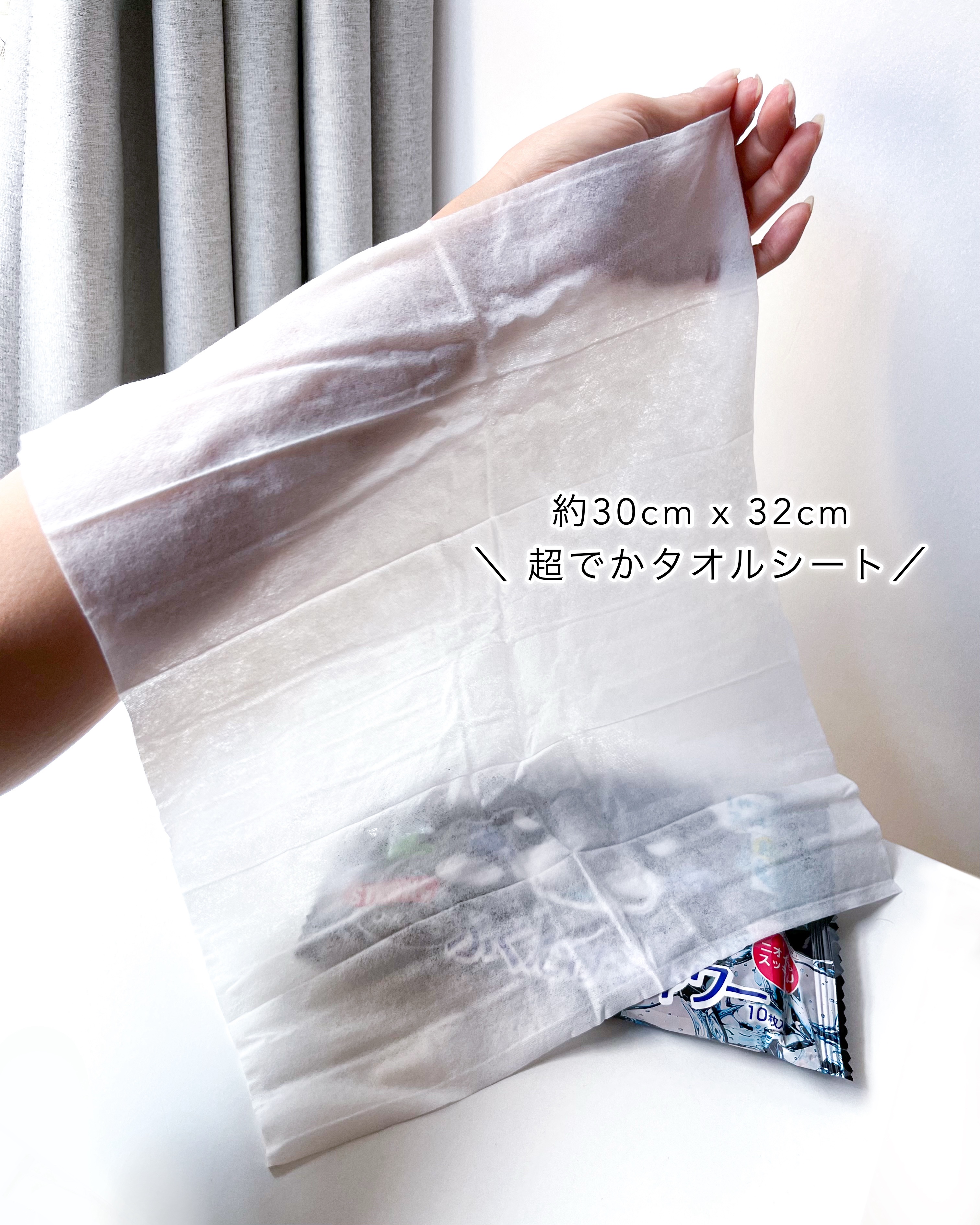 ひんやりふくだけシャワー ストロングミント/ときわ商会/ボディシートを使ったクチコミ（2枚目）