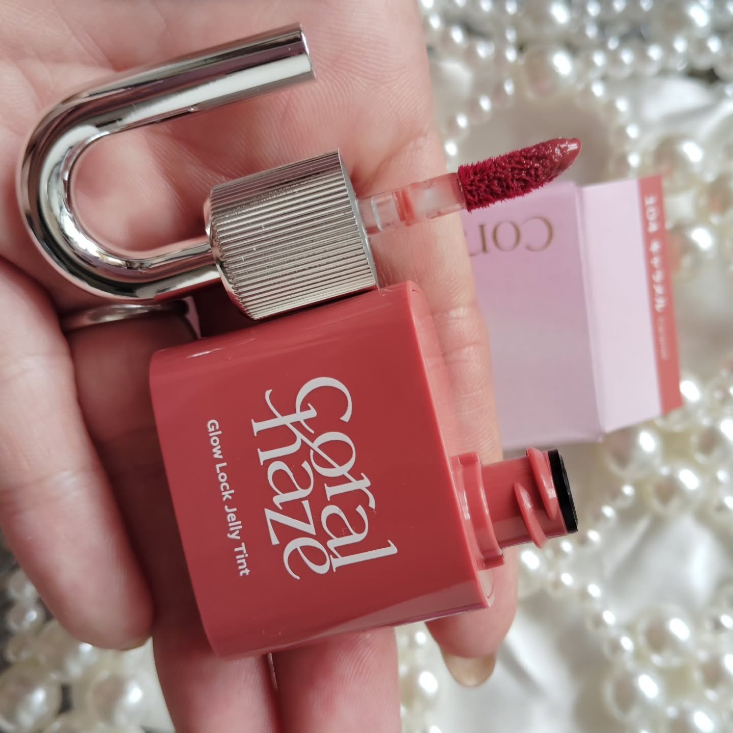 グロウロックゼリーティント/Coralhaze/リップティントを使ったクチコミ（2枚目）