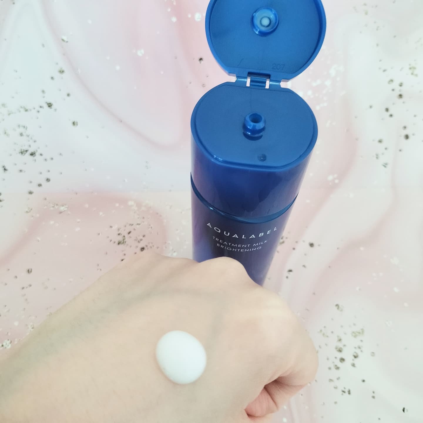 トリートメントミルク（ブライトニング） しっとり/アクアレーベル/乳液を使ったクチコミ（3枚目）