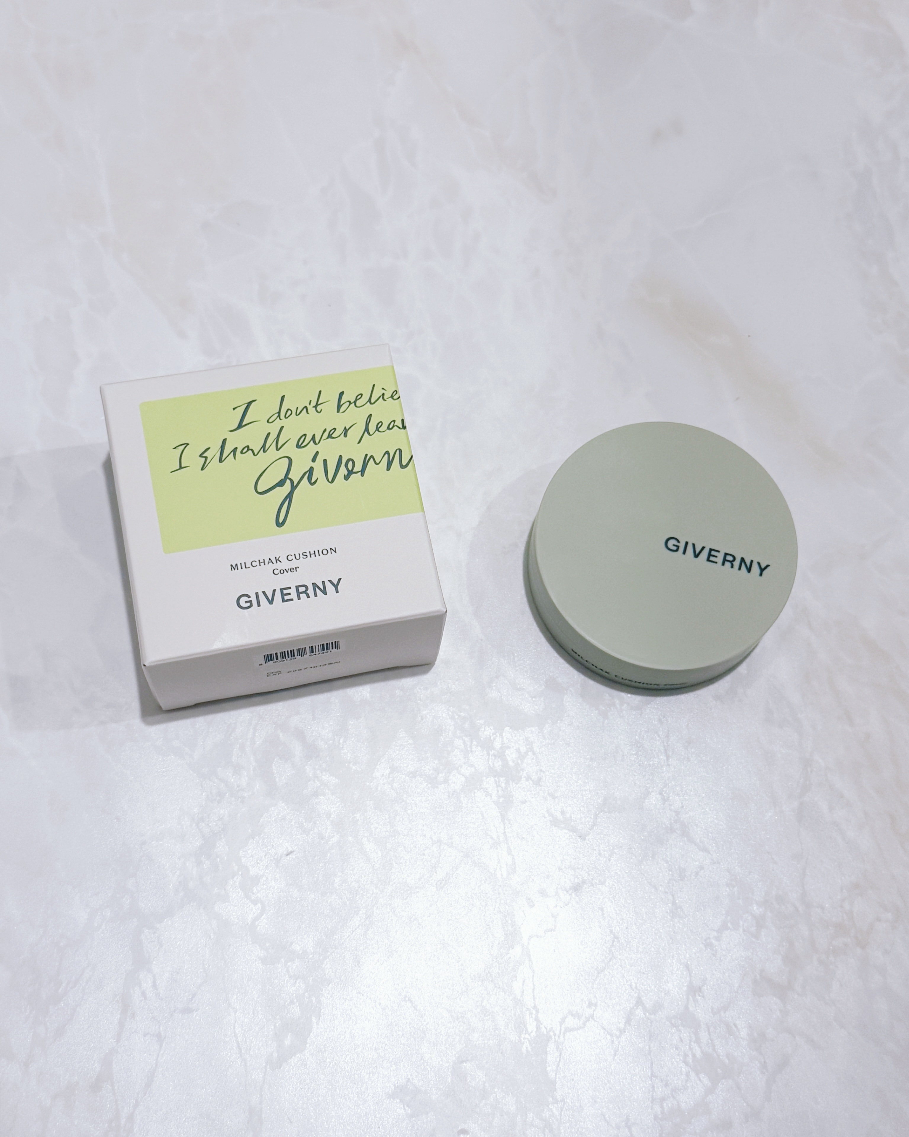 ジヴェルニー 密着カバークッション/GIVERNY/クッションファンデーションを使ったクチコミ（2枚目）