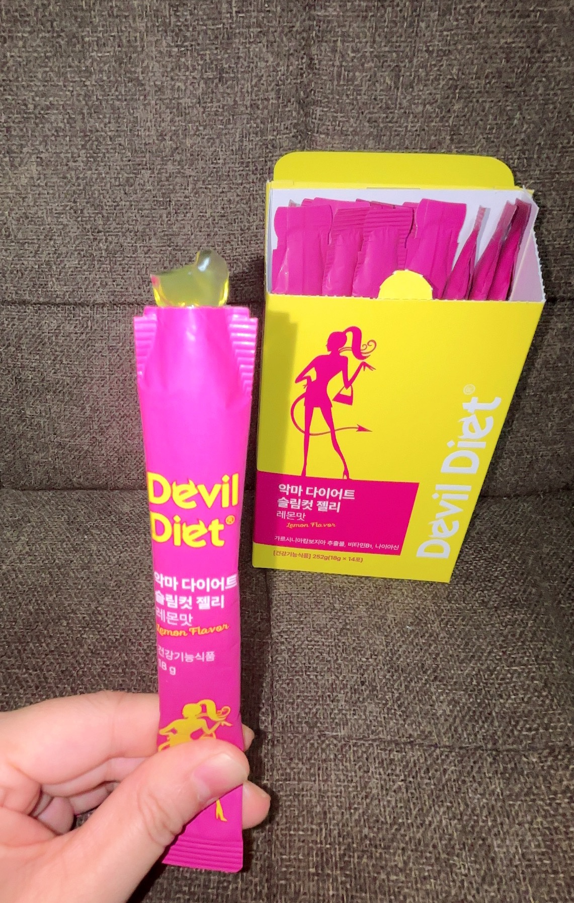 悪魔ダイエット スリムカットゼリー/ファームスビル/ゼリー飲料を使ったクチコミ（3枚目）