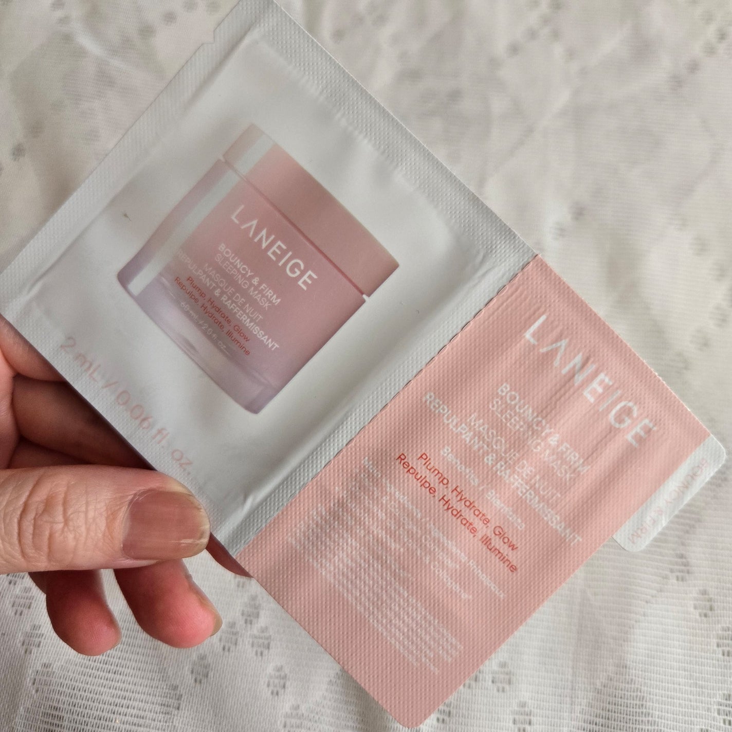 バウンシースリーピングマスク/LANEIGE/フェイスクリームを使ったクチコミ(1枚目)