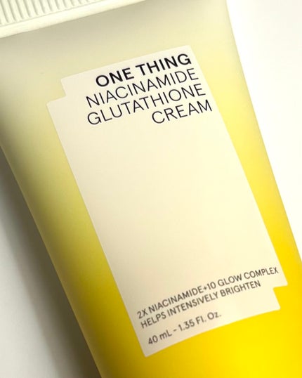 ナイアシンアミド グルタチオン クリーム/ONE THING/フェイスクリームを使ったクチコミ(1枚目)