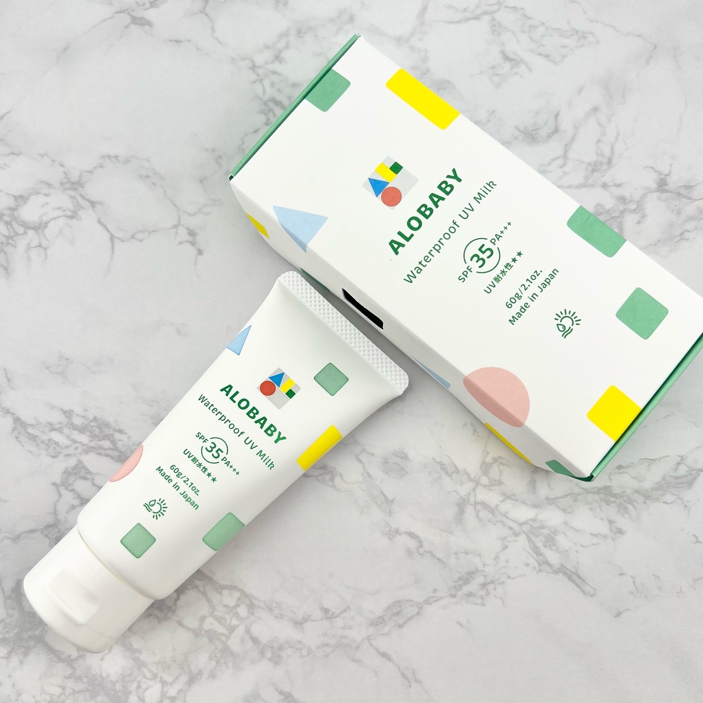 ウォータープルーフUVミルク /ALOBABY/日焼け止めミルクを使ったクチコミ（1枚目）