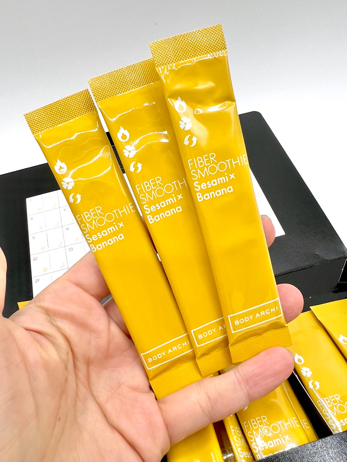 ファイバースムージー 黒ゴマバナナ/BODY ARCHI (ボディアーキ)/スムージーを使ったクチコミ(3枚目)