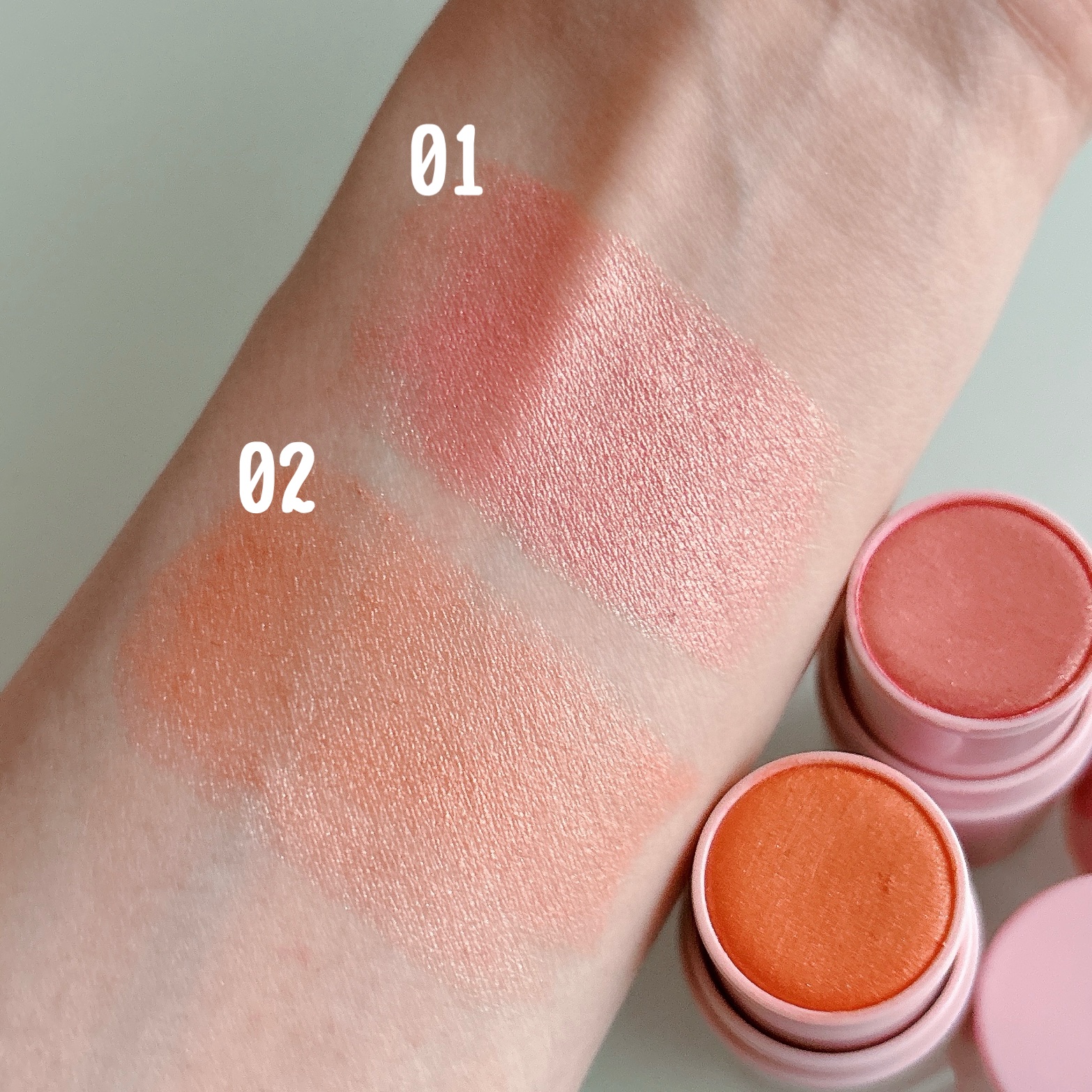 KM スティックチーク/Kyumme/ジェル・クリームチークを使ったクチコミ（3枚目）