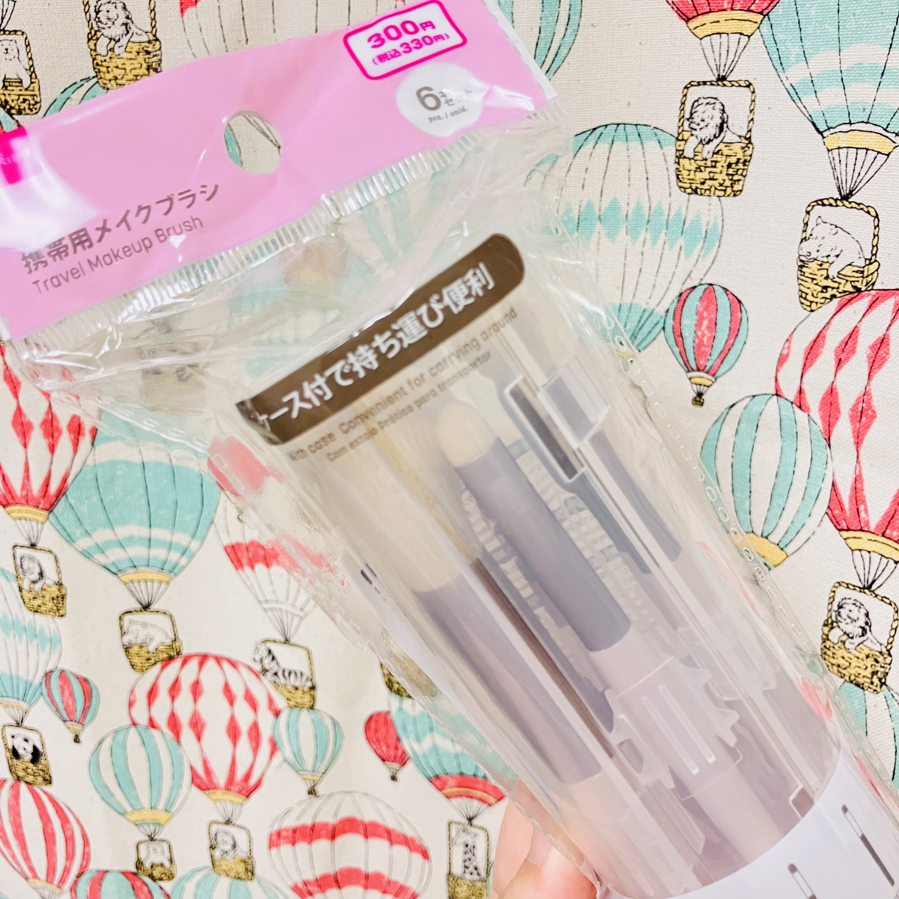 携帯用メイクブラシ/DAISO/メイクブラシを使ったクチコミ（2枚目）