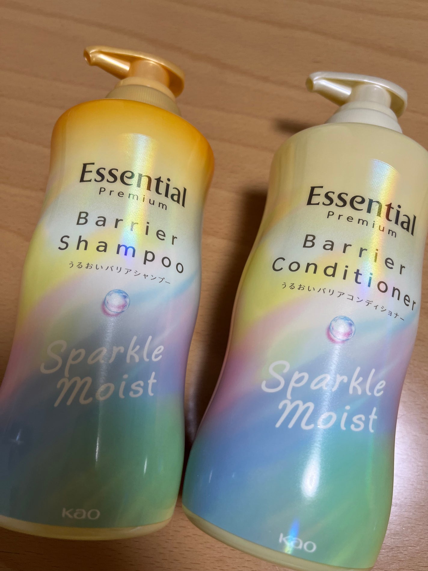 エッセンシャルプレミアム バリアシャンプー・コンディショナー スパークルモイスト/エッセンシャル/市販シャンプーを使ったクチコミ(1枚目)